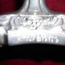 Antique Ornamental Candel Holders, 2 Large Silver Plated  Triple Candle Holders Image 7