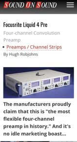 (PRICE DROP!) Focusrite Liquid 4pre - (super rare)