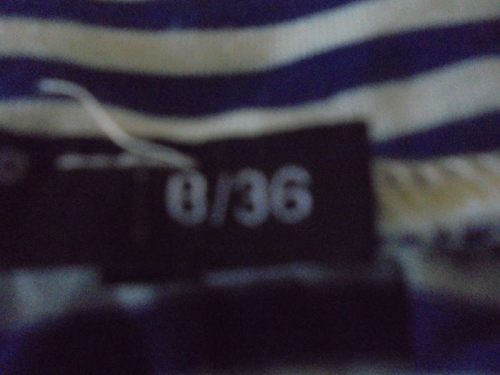 Navy/White Striped Cotton Dress for Sale