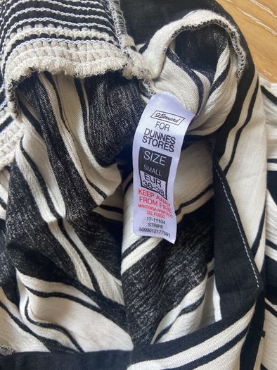 Ladies Light Striped Trousers Size Small