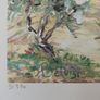 Limited edition lithograph Village sur la Colline by Marcel Bevisi Image 2