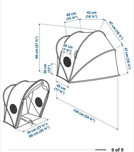 IKEA kids bed tent