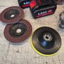 18V 125mm Angle Grinder + 2 Batteries + Accessories Image 6