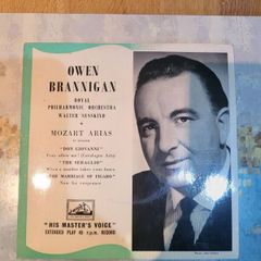Owen Brannigan Mozart Arias 7 inch EP His Masters Voice 7EP 7043