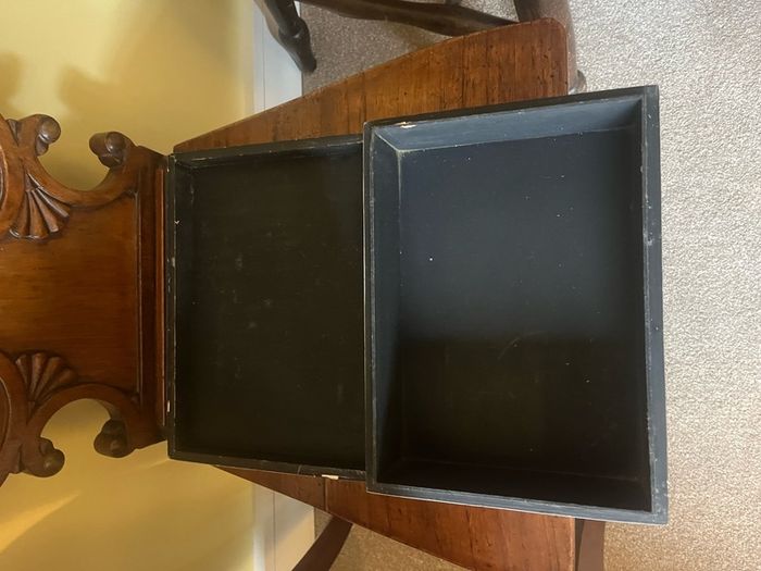 Vintage Inlaid Jewellery Box