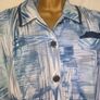 Vintage Bromley Sport blue striped shirt dress size 16 ( Please Check measurements ) Postage included Image 8