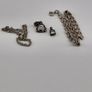 silver vintage 2x bracelets 2x pendants Image 4