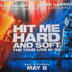 Billie Eilish cinema poster Large