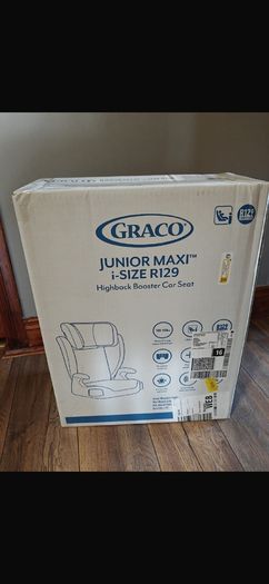 car seat high back booster car seat . Unopened