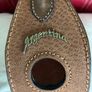 Leather Wine Bottle Holder /Caddy Carrier /Pourer Image 5