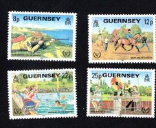 1981 Guernsey International Year for Disabled Persons Commemorative Stamps Mint Never Hinged (NNH)