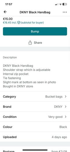 DKNY handbag
