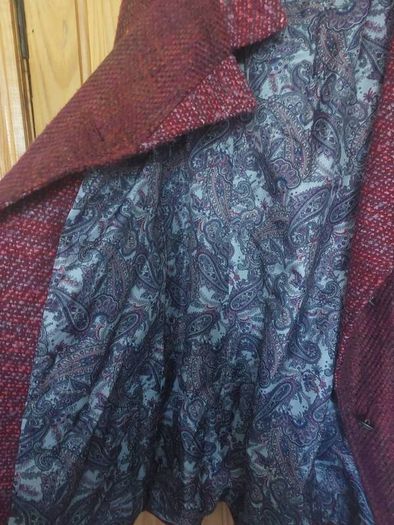Joe Browns wool mix coat with brooch (free post)