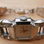 Vintage 1940's Ladies Berco De Luxe 17 rubis cocktail Manual Wind Up watch Swiss made (works well) Image 5