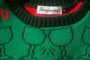 Christmas sweater Tanqueray size large