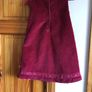 Little Girls Beautiful red dress fully reversible vibrant floral pattern Bnwts Age 4 Image 2
