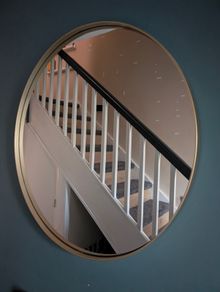 Round wall mirror