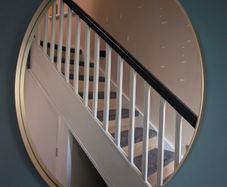 Round wall mirror