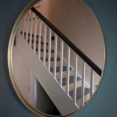Round wall mirror