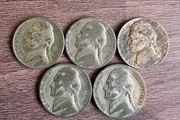 USA Silver War nickel Lot