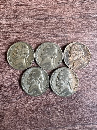 USA Silver War nickel Lot