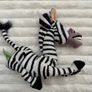 2004 Madagascar Marty Zebra Plush approx. 20 cm. Neck/Head is too loose (Falling down left or right) Used Please see photos Image 2