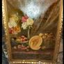 Large antique still life oil on canvas Image 2