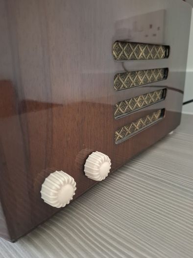 mid century PYE BLACK BOX  record player. Designed by Robin Day.  Mint condition.