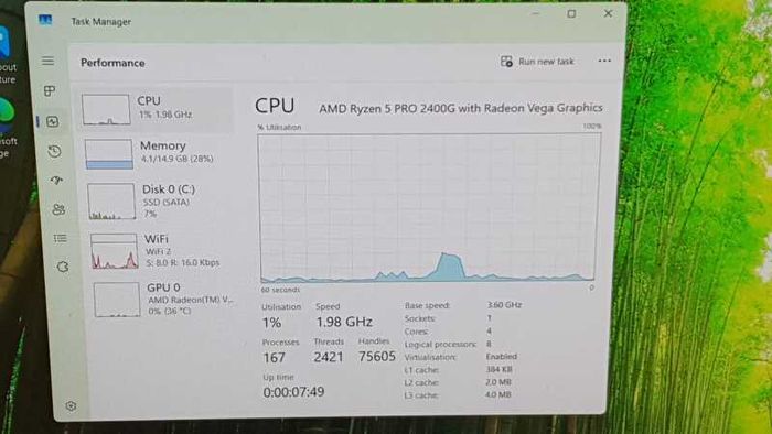 HP Desktop Pro A 300 G3 SFF - Ryzen 5 Pro | 16GB RAM | Windows 11 Pro