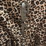 Leopard Peplum Tie Front Top Size 12! Image 4