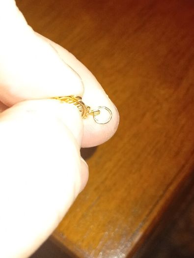 Gold pendant Manchester United
