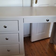 Grey desk