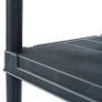 Storage Shelf Racks 5 pcs Black 60x30x138 cm Plastic Image 5