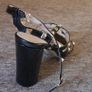 Totally fabulous black patent stud heels Image 3