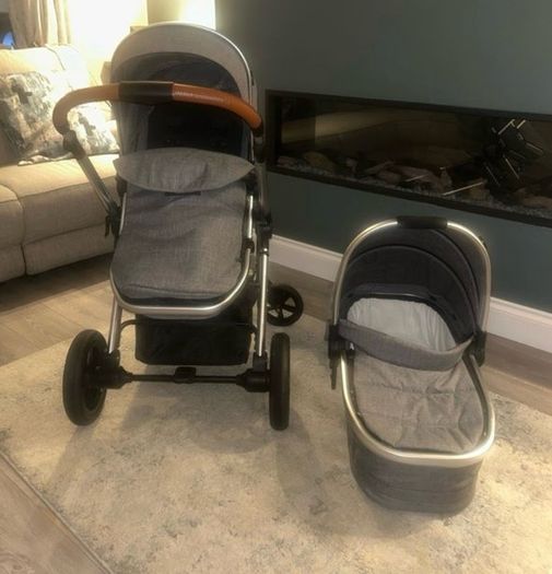Babylo Vogue Pram (Suitable from Birth to 3 Years)