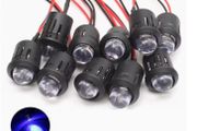 10pcs of New 12V 10Mm LED Diodes with Pre-Wired Connections for DIY Home