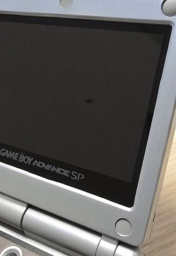 Gameboy Advance SP with IPS screen mod & EZFlash IV