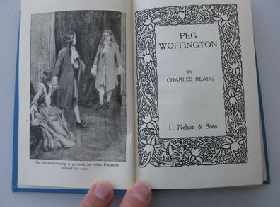 Vintage Book Peg Woffington by Charles Reade