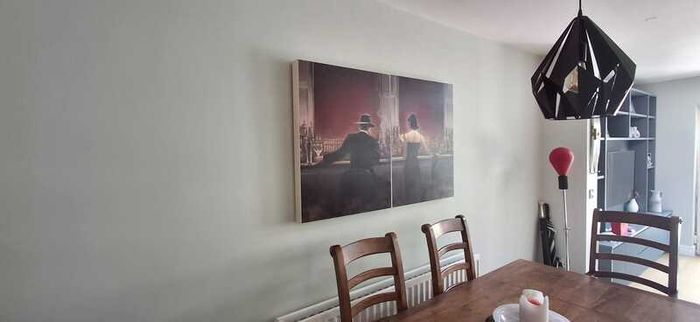 Evening Lounge Canvas by Brent Lynch Art