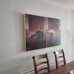 Evening Lounge Canvas by Brent Lynch Art