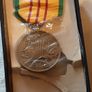 Vintage Vietnamese service medal boxed x 2, militaria Image 2