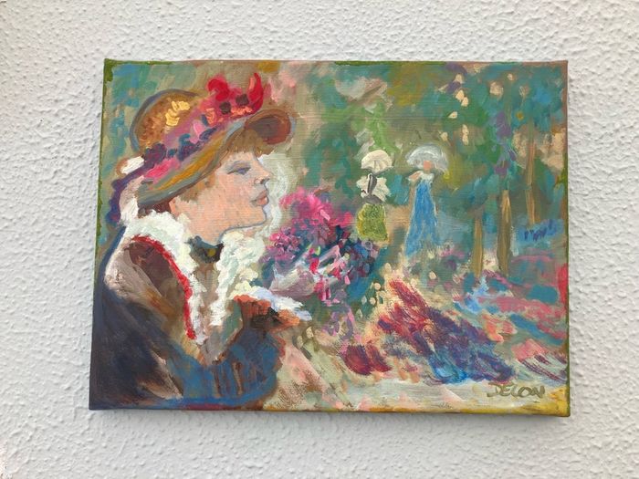 Beautiful Pastel Coloured Oil painting