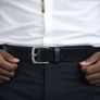 Unisex Genuine Leather Belt Classic Handmade Belt Durable, Long-Lasting, Stylish Leather Waist Belt Image 3