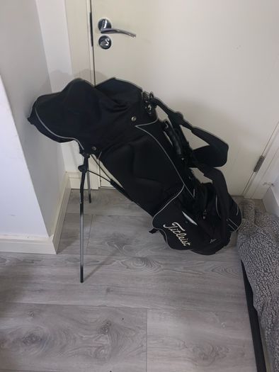 Tiltiest stand golf bag w rain cover