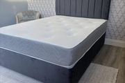 Double bed headboard and mattress