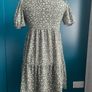 Zara green floral girls dress. Age 11/12 Image 3