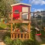 Play house with slide and climbing wall Image 4