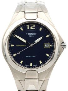 Vintage Tissot Mens Watch - Titanium Quartz Date