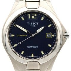 Vintage Tissot Mens Watch - Titanium Quartz Date