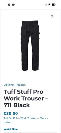 tuffstuff junior workwear